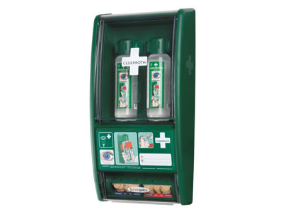 Øjenskyllestation med 2 flasker Cederroth