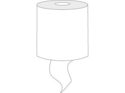 Håndklæderulle Katrin Basic S 475505 1-lags 12 rl