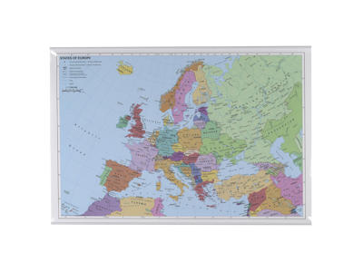 Europakort Nana 67x97 cm lamineret