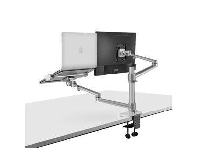 WERGON - Noah - Justerbar Dual Desktop holder - skærm Max 27" 
