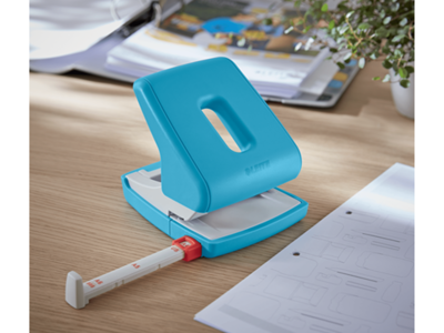 Hulapparat Leitz Cosy 2H 30 ark blå