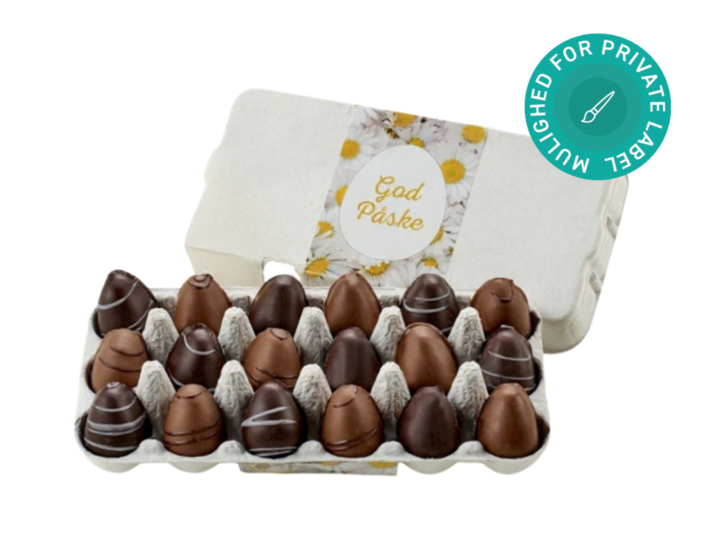 Marcipanæg i æggebakke, 18 stk.