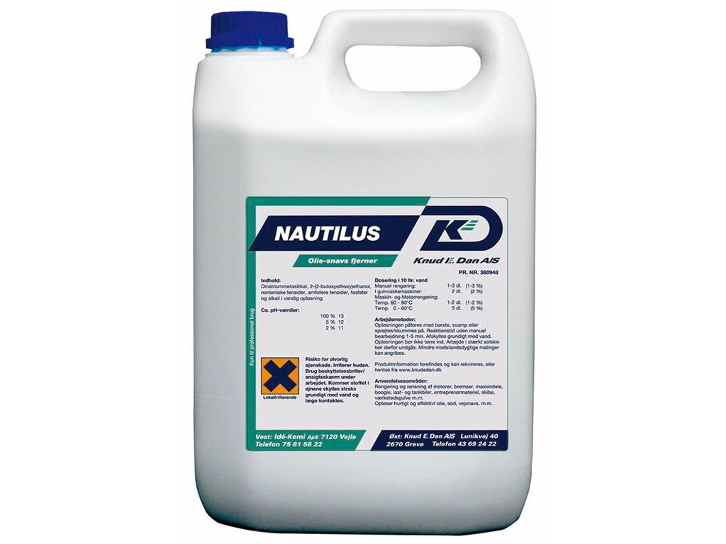 Olie/snavs fjerner Nautilus 5 liter