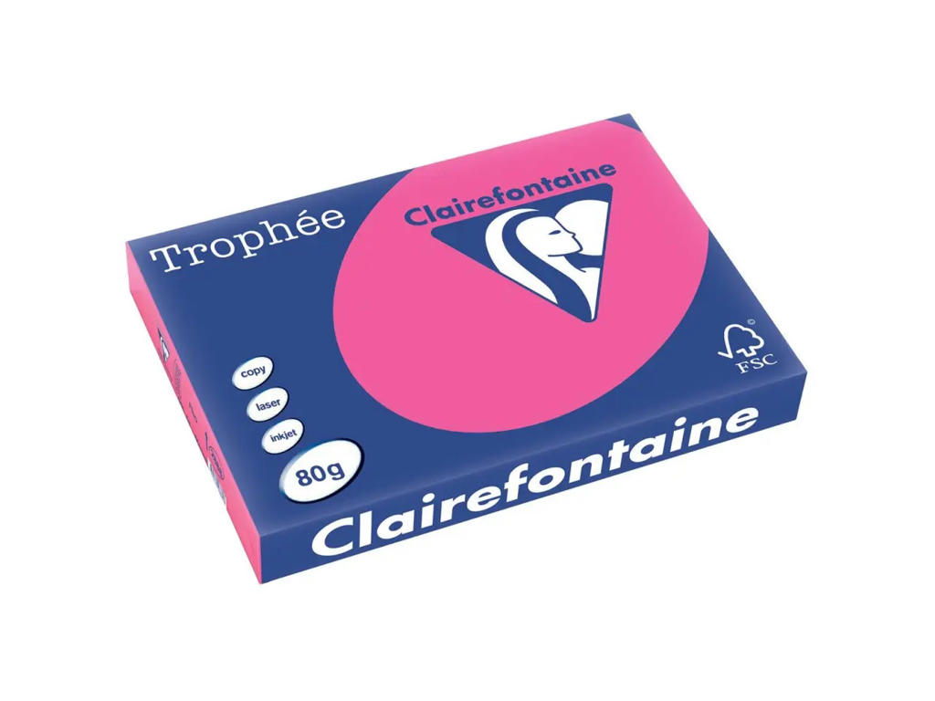 Kopipapir A3 | 80 g | Neon pink | 500 ark