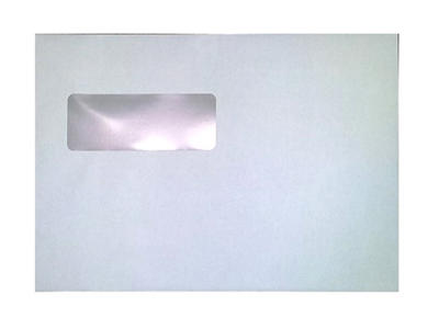 Konvolut M5 hvid med rude 50 stk