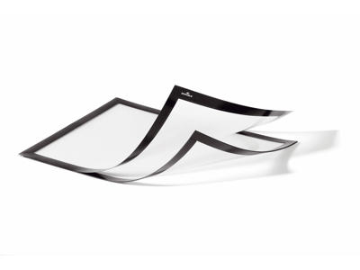Skilt Duraframe® A4+ sort magnetisk 2 stk