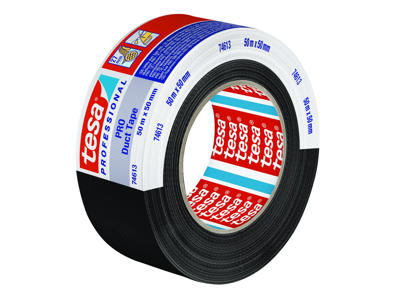 Tape Tesa lærred 50 mm x 50 meter sort