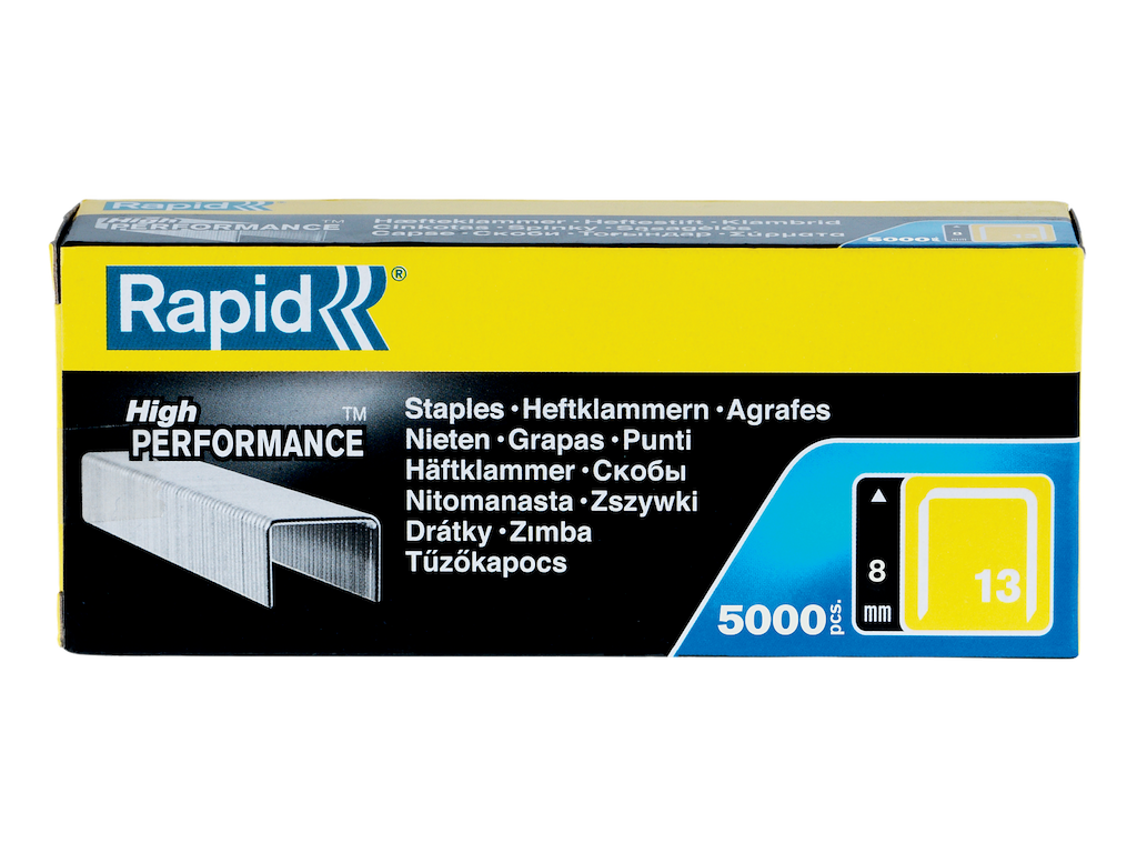 Hæfteklamme 13/8 Rapid 5000 stk.