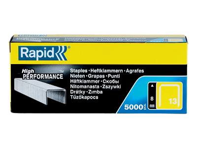 Hæfteklamme 13/8 Rapid 5000 stk.