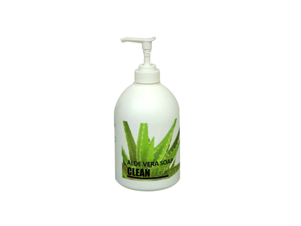 Sæbe med parfume og Aloe Vera Cleanline 500 ml med pumpe