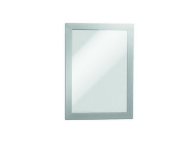 Skilt Duraframe® A5 sølv magnetisk 5 stk