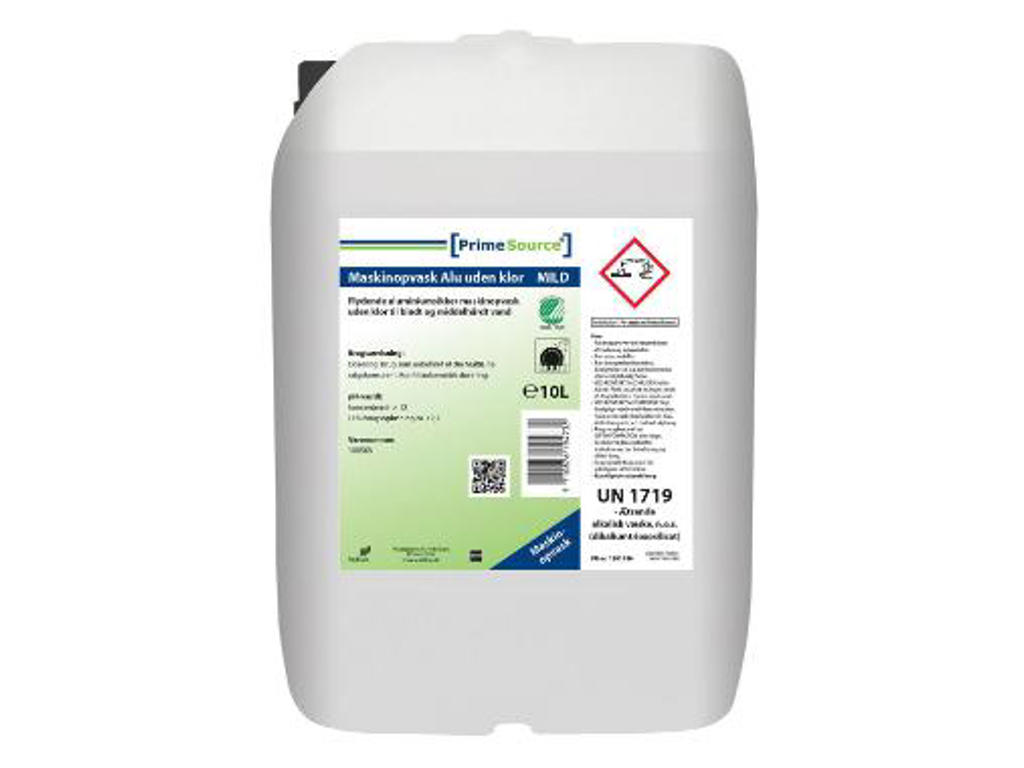 Maskinopvask Prime Source Mild Alu flydende u/klor 10 liter