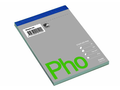 Telefonblok A6 ulinjeret med stub