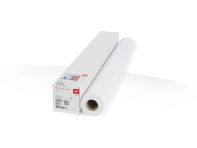 Plotterpapir 914 mm x 30 meter selvklæbende aftagelig 100 my