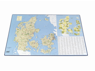 Skriveunderlag 40x65 Danmarkskort 