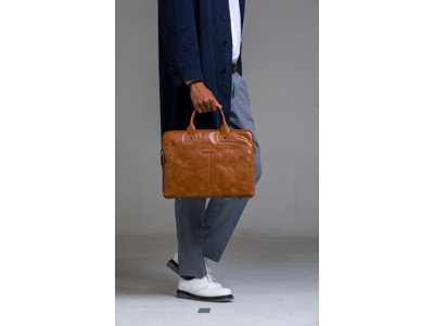 Computertaske Dbramante Kronborg 16" lysbrun læder