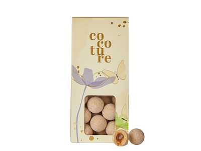 Cocoture dragébox hvid chokolade med karamel & havsalt