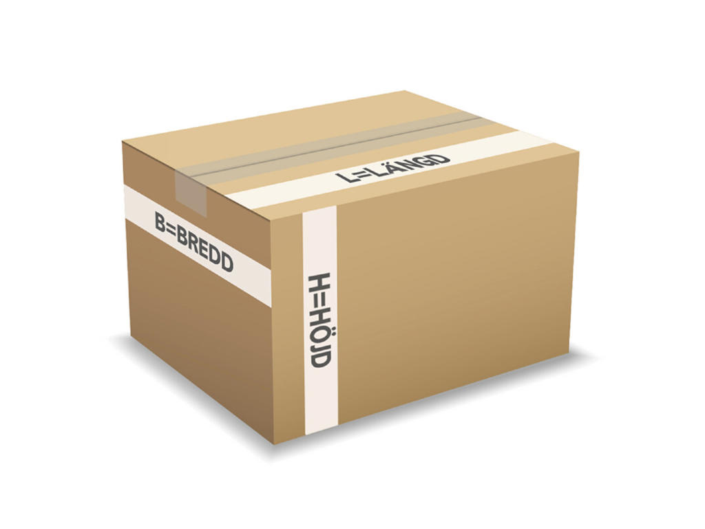 Papkasse 440x320x250 mm 4 mm - 35 liter