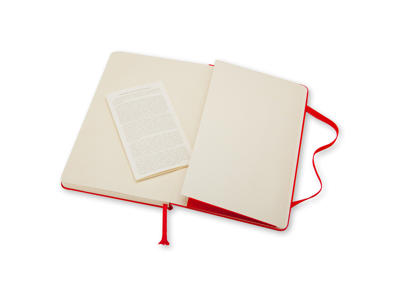 Notesbog Moleskine | Classic Hard | Linjeret | L | Rød