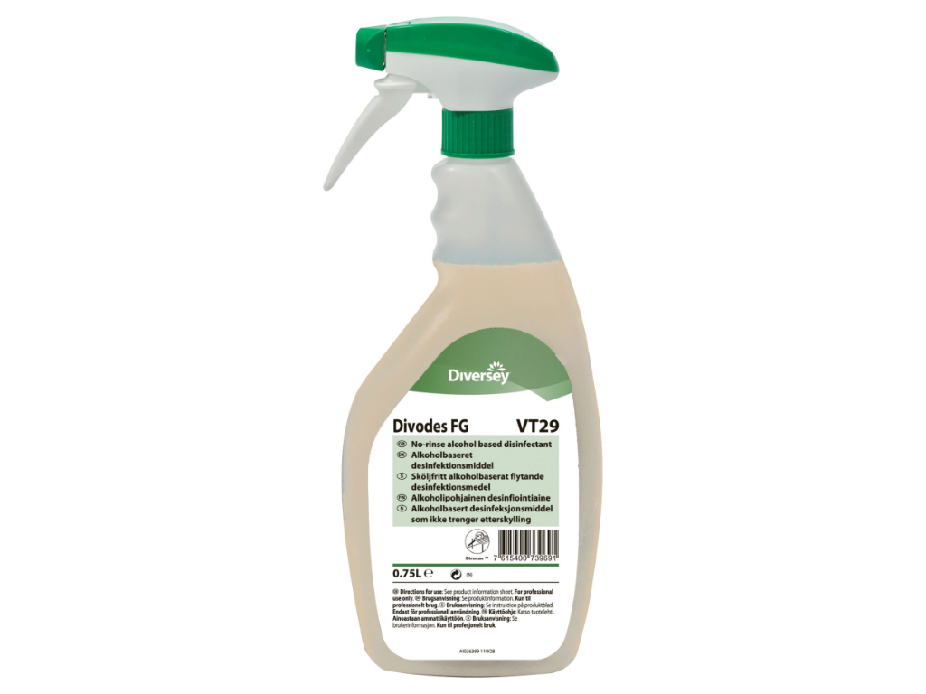 Desinfektion Divodes FG VT29 750 ml fødevaregodkendt
