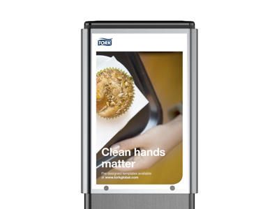 Topskilt til stander Tork Hygiejne