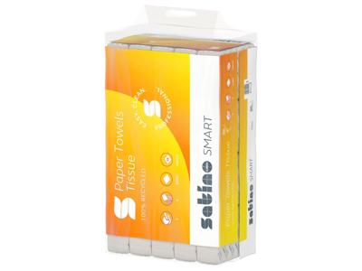 Håndklædeark Satino neutral V-fold 2-lags 4000 ark