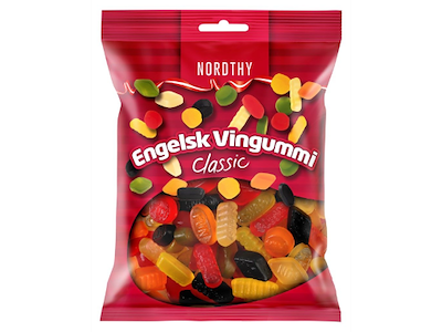 Engelsk vingummi Nordthy 900 gram