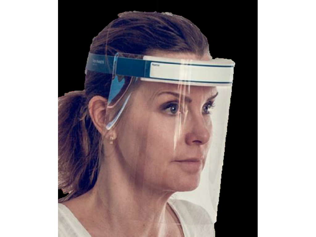 Visir hvid tyk skumpude PE-skærm CE-Godkendt