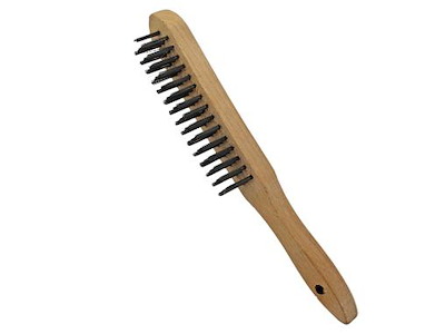 Stålbørste 3 rækker 29,5 cm