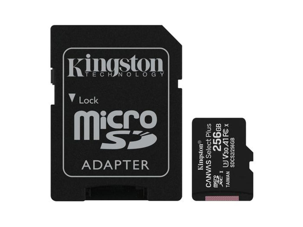 Hukommelseskort | Micro SDXC | 256 Gb | Kingston 