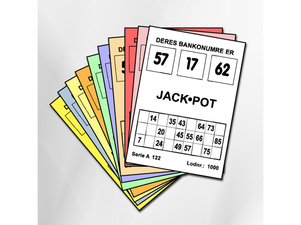 Jackpot/Lykkebanko 1000 lodder