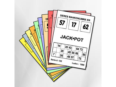 Jackpot/Lykkebanko 1000 lodder