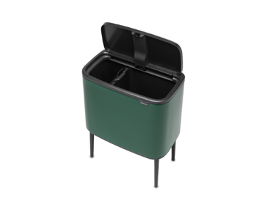 Brabantia affaldsspand med låg | Bo Touch Bin | 11 + 23 liter | Grøn