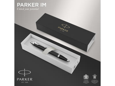 Kuglepen | Parker IM | i gaveæske | mat sort 