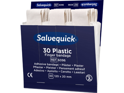 Plaster plastic refill ekstra lange Salvequick 30 stk