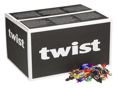 Chokolade Twist bulk 5 kg.