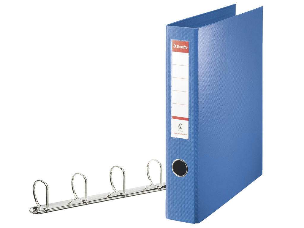 Ringbind A4 82405 blå 4 ringe 