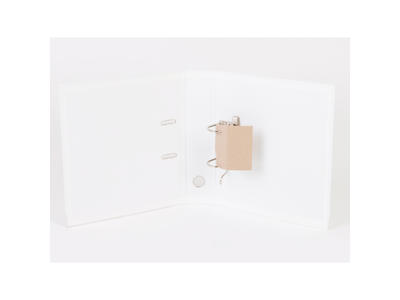 Brevordner A4 75 mm Q-Line hvid