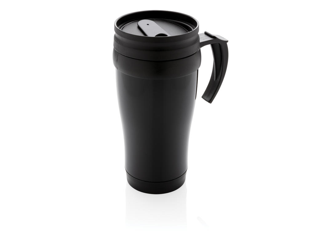 Krus i rustfrit stål, sort