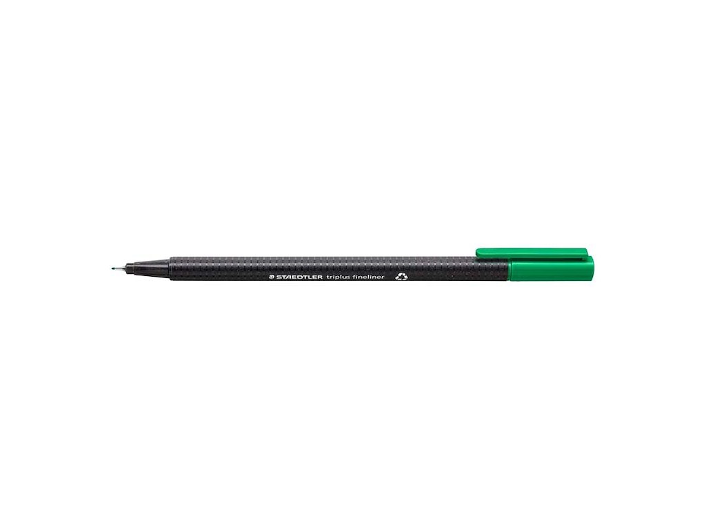 Fineliner Staedtler triplus 334 grøn