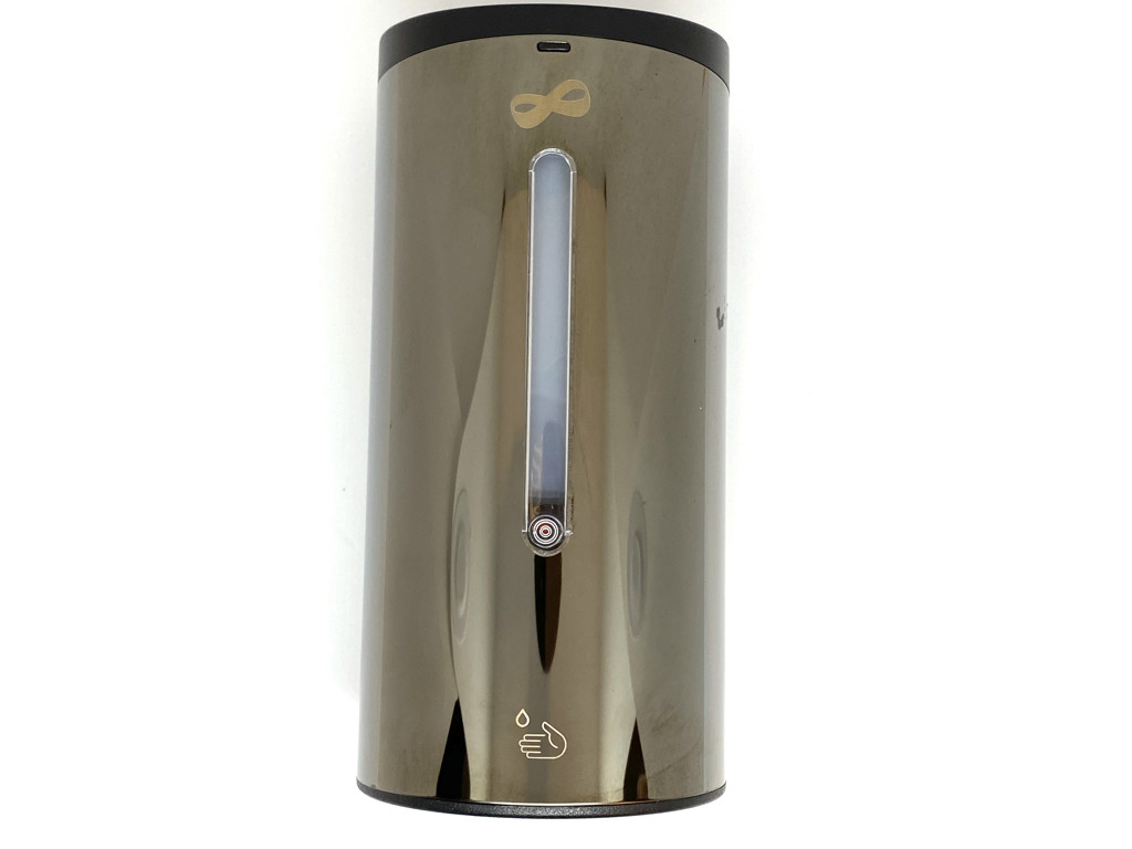 Dispenser med sensor i børstet stål 700 ml