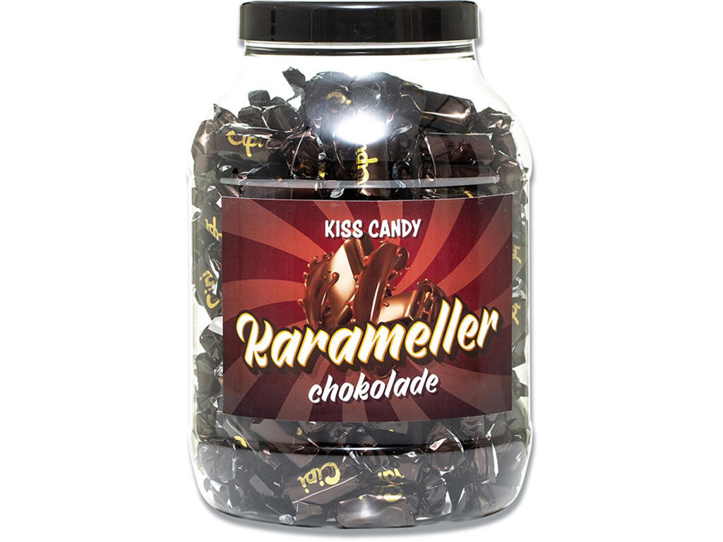 Karamel med chokolade indpakket 1300 gram