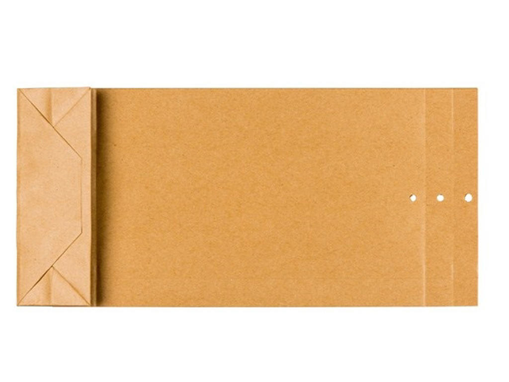 Prøveposer 100x235x40 mm 11811 brun