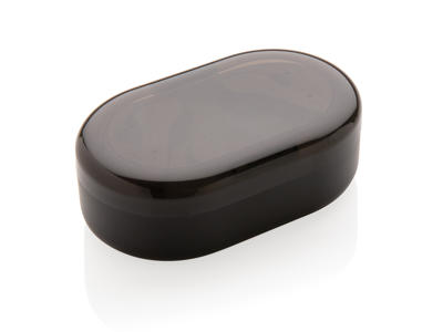 Lys logo TWS øretelefoner i oplade etui, sort