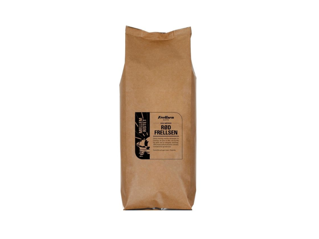Frellsen kaffe | Rød | Hele bønner | 1 kg