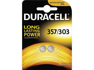 Batteri Duracell 357/303 2 stk