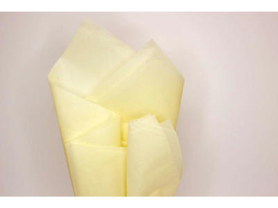 Silkepapir 50x75cm 17gr. creme/elfenben 480 ark