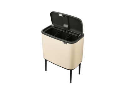 Brabantia affaldsspand med låg | Bo Touch Bin | 3 x 11 liter | Beige