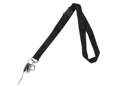 Nøglesnor/Keyhanger til id kort sort