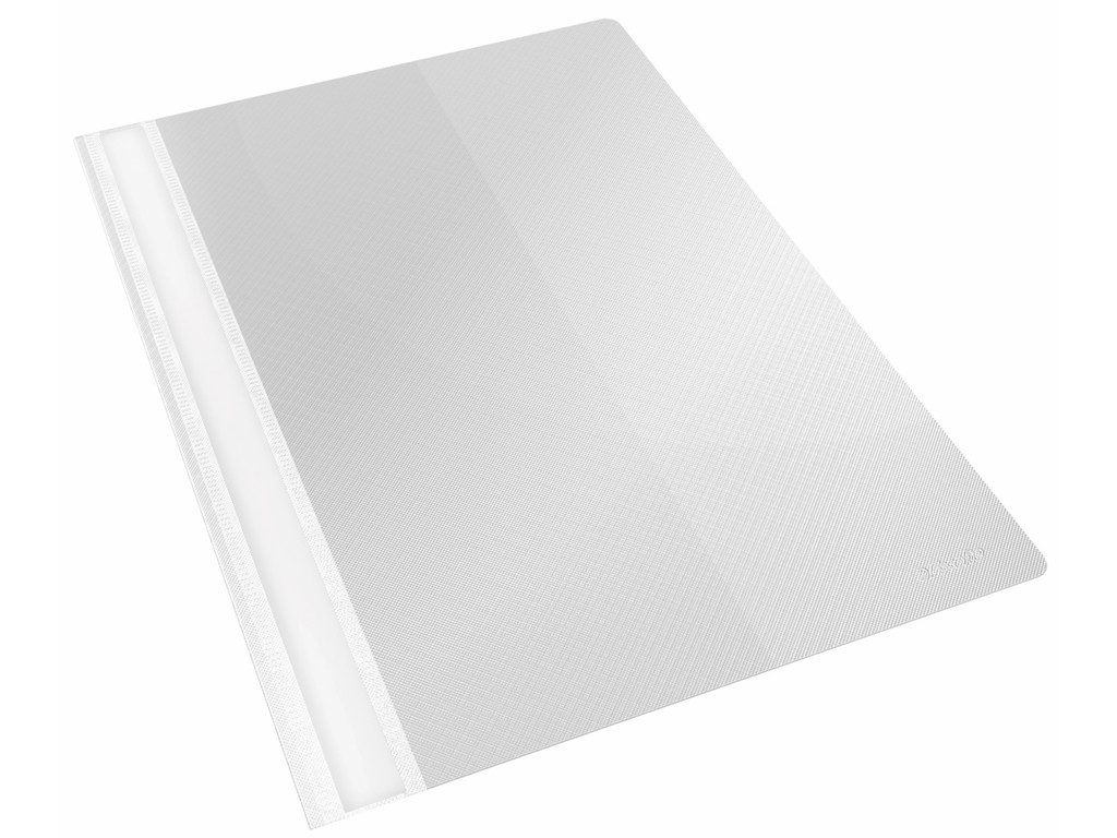 Tilbudsmappe A4 hvid m/lomme